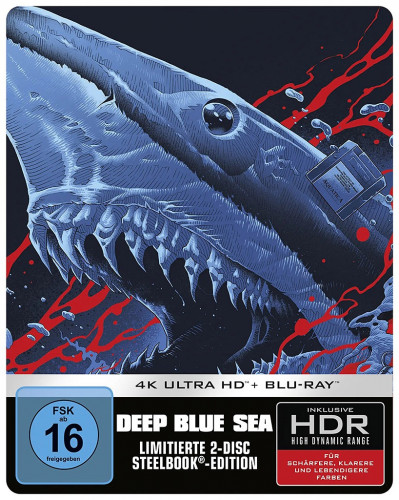 Deep Blue Sea - (4K UHD+Blu-ray Disc) - Limited Steelbook Edition