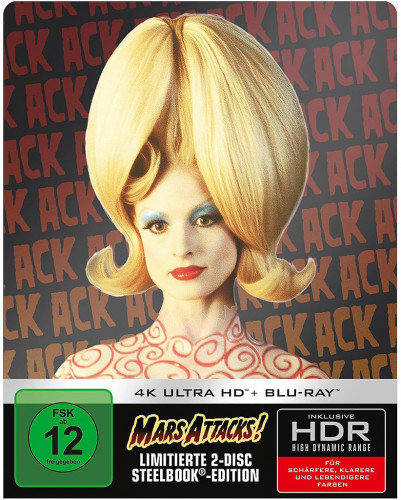 Mars Attacks! (4K UHD+Blu-ray Disc) - Limited Steelbook Edition