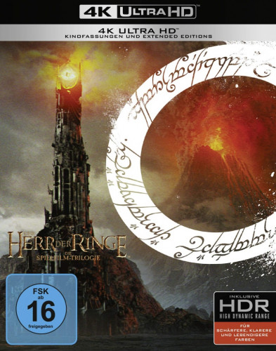 Der Herr der Ringe - Die Spielfilm Trilogie - Extended Edition (4K UHD+Blu-ray Disc)