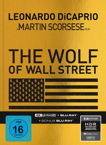 The Wolf of Wall Street - Limited Edition (4K UHD+2x Blu-ray Disc) - Mediabook - Cover A
