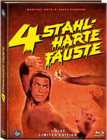 4 stahlharte Fäuste - Uncut Limited 3-Disc Edition (DVD+Blu-ray Disc) - Mediabook