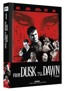 From Dusk Till Dawn Trilogy - Limited Uncut 555 Edition (4x Blu-ray Disc) - wattiertes Mediabook - Cover C