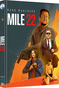 Mile 22 - Limited Uncut 444 Edition (DVD+Blu-ray Disc) - Mediabook - Cover A