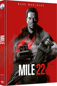 Mile 22 - Limited Uncut 444 Edition (DVD+Blu-ray Disc) - Mediabook - Cover B