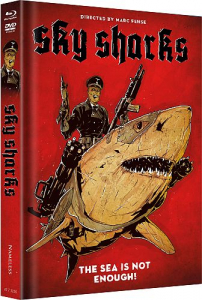 Sky Sharks - Limited Uncut 500 Edition (2x DVD+2x Blu-ray Disc) - Mediabook - Cover B