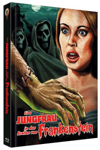 Eine Jungfrau in den Krallen von Frankenstein - Limited Uncut 333 Edition (DVD+Blu-ray Disc) - Mediabook - Cover B