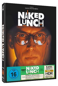 Naked Lunch - Limited Uncut 500 Edition (4K UHD+2x Blu-ray Disc) - Mediabook -  INT Artwork