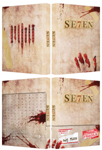 Sieben - Limited Uncut 333 Edition (DVD+Blu-ray Disc) - Wattiertes Mediabook