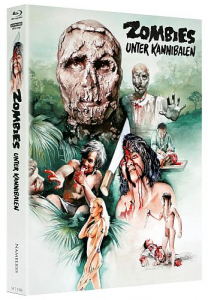 Zombies unter Kannibalen - Limited Uncut 666 Edition (4K UHD+2x Blu-ray Disc) - Mediabook - Cover E