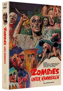 Zombies unter Kannibalen - Limited Uncut 444 Edition (4K UHD+2x Blu-ray Disc) - Mediabook - Cover H