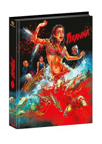 Piranha (1995) - Die Rückkehr der Piranhas - Limited Uncut 200 Edition (DVD+Blu-ray Disc) - Wattiertes Mediabook - Cover A