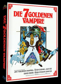 7 goldenen Vampire - Limited Uncut Edition (DVD+Blu-ray Disc) - Mediabook - Cover A