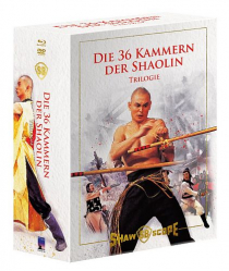 Die 36 Kammern der Shaolin - Trilogie - Limited Uncut 333 Edition (3x DVD+3x Blu-ray Disc) - 3x Mediabooks im Schuber