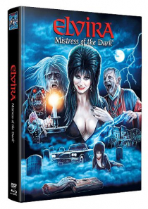 Elvira - Mistress of the Dark - Limited 111 Edition (DVD+Blu-ray Disc) - Wattiertes Mediabook