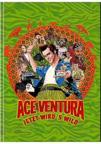 Ace Ventura - Jetzt wird's wild  - Limited Edition (DVD+Blu-ray Disc) - Mediabook - Cover B