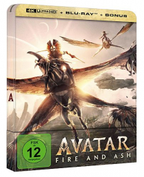 Avatar: Fire and Ash (4K UHD+2x Blu-ray Disc) - Limited Steelbook Edition