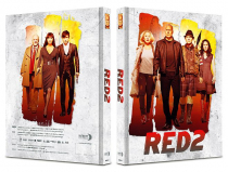 Preview: RED 1+2 - Limited 111 Edition (2x 4K UHD+2x Blu-ray Disc) - 2x Mediabooks - Cover C