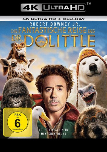 Die fantastische Reise des Dr. Dolittle - 4K (4K UHD+Blu-ray Disc)