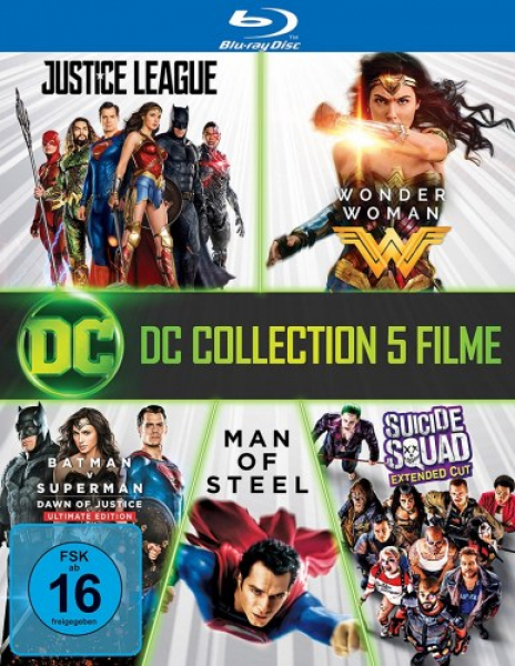 DC 5-Film-Collection - Limited Sammler-Edition (7x Blu-ray Disc)