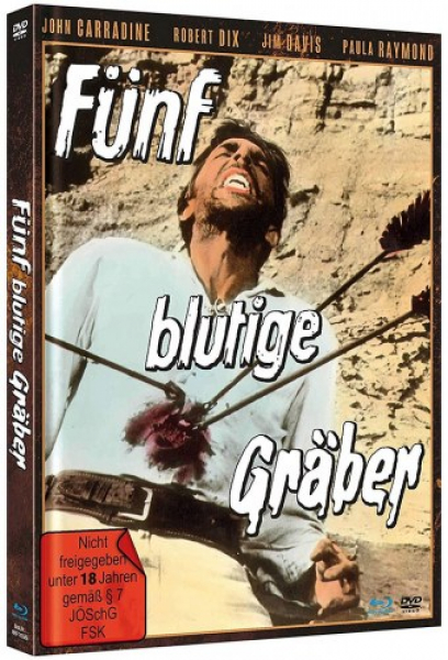 5 Blutige Gräber - Limited Uncut Edition (DVD+Blu-ray Disc) - Mediabook - Cover A