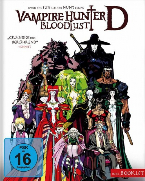 Vampire Hunter D: Bloodlust - Limited Uncut 555 Edition (DVD+Blu-ray Disc) - Mediabook