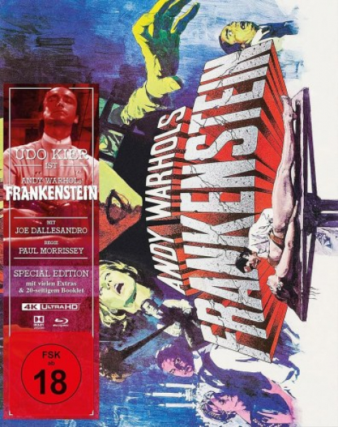 Andy Warhol's Frankenstein - Limited Uncut Edition (4K UHD+2x Blu-ray Disc) - Mediabook - Cover A