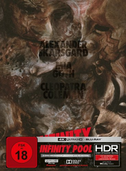 Infinity Pool - Limited 666 Edition (4K UHD+Blu-ray Disc) - Mediabook - Cover A