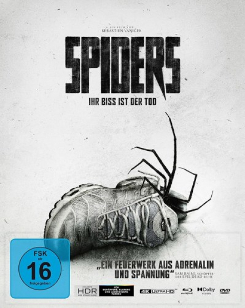 Spiders - Ihr Biss ist der Tod - Limited Edition - (4K UHD+Blu-ray Disc) - Mediabook