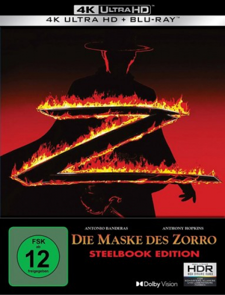Die Maske des Zorro (4K UHD+Blu-ray Disc) - Limited Steelbook Edition