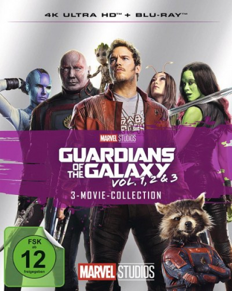 Guardians of the Galaxy - 3-Movie-Collection (4K UHD+Blu-ray Disc)