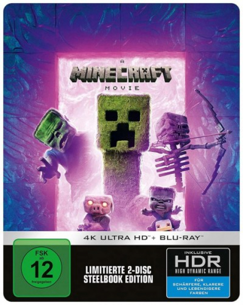 Ein Minecraft Film - 4K (4K UHD+Blu-ray Disc) - Limited Steelbook Edition