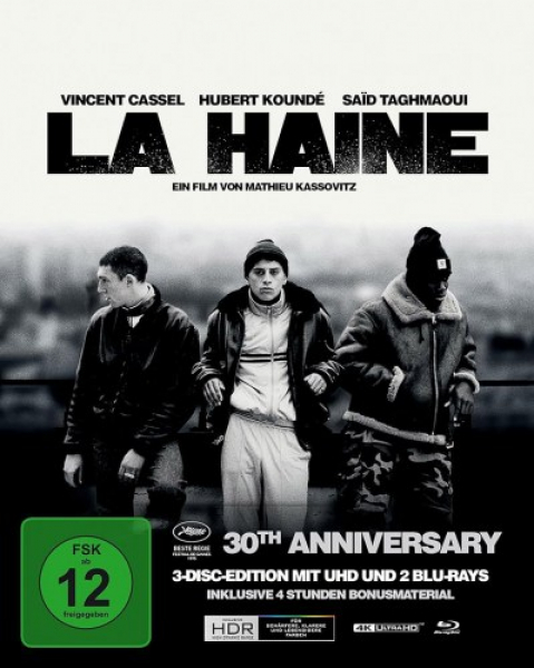 La Haine - Hass - Limited Uncut Edition (4K UHD+2xBlu-ray Disc) - Mediabook
