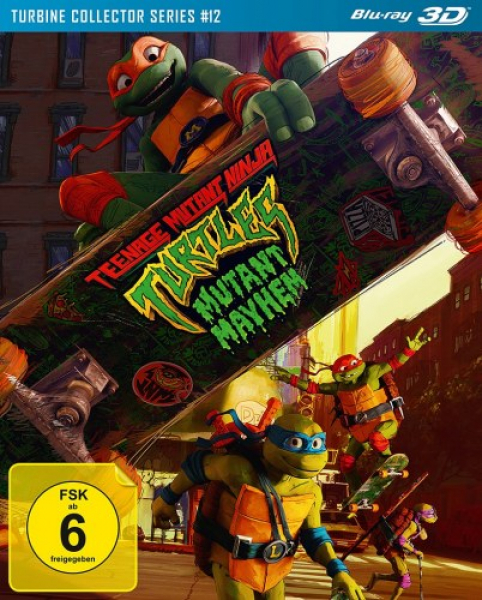Teenage Mutant Ninja Turtles: Mutant Mayhem - Blu-ray 3D - Turbine Collector Series #12 (Blu-ray Disc)