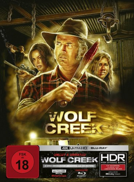 Wolf Creek - Limited Uncut Edition (4K UHD+Blu-ray Disc) - Mediabook - Cover E