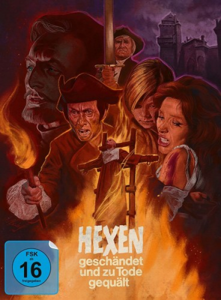 Hexen geschändet und zu Tode gequält - Limited Uncut Edition (4K UHD+Blu-ray Disc) - Mediabook - Cover A