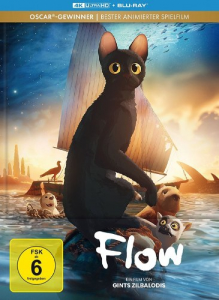 Flow - Limited Uncut Edition (4K UHD+Blu-ray Disc) - Mediabook