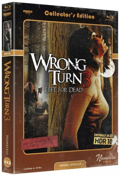 Wrong Turn 3 - Left for Dead - Limited Uncut Edition (4K UHD+Blu-ray Disc) – Mediabook - Cover C