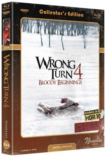 Wrong Turn 4 - Bloody Beginnings - Limited Uncut Edition (4K UHD+Blu-ray Disc) – Mediabook - Cover C
