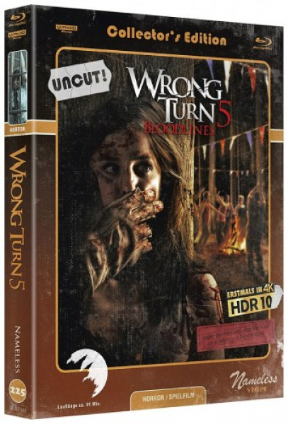 Wrong Turn 5 - Bloodlines - Limited Uncut Edition (4K UHD+Blu-ray Disc) – Mediabook - Cover C