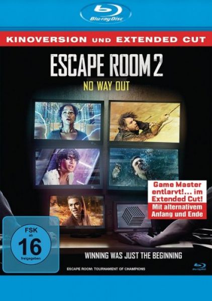 Escape Room 2: No Way Out - Kinofassung und Extended Cut (Blu-ray Disc)