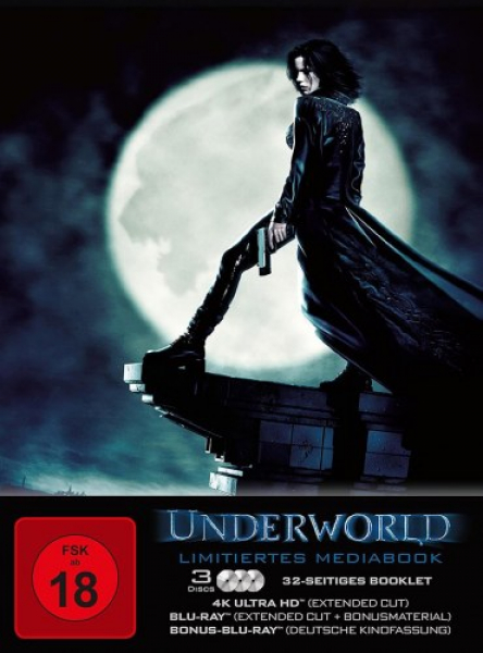 Underworld - Extended Cut (4K UHD+Blu-ray Disc) - Mediabook