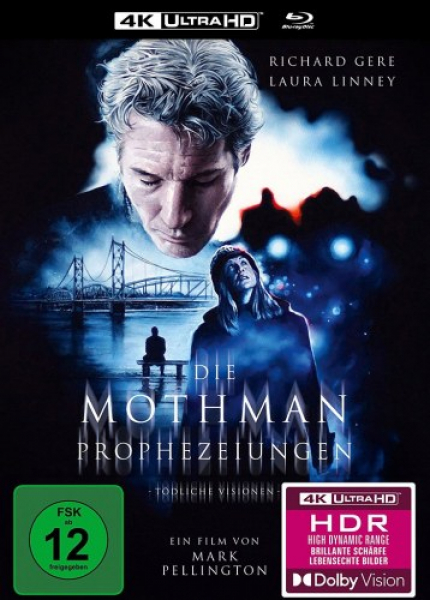 Die Mothman-Prophezeiungen - Tödliche Visionen - Limited Edition (4K UHD+Blu-ray Disc) - Mediabook