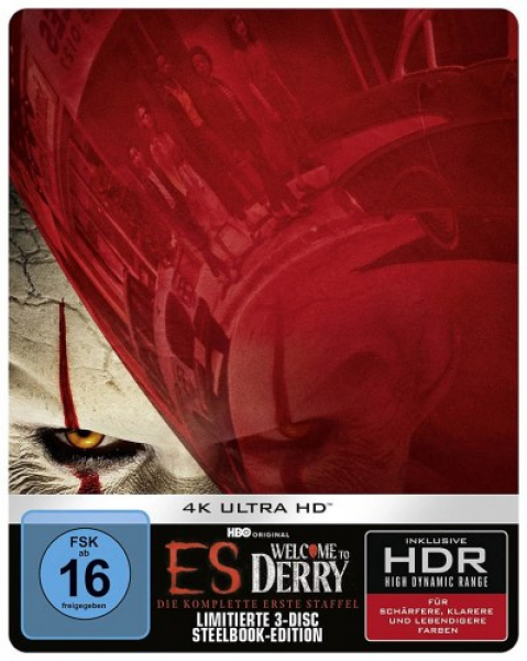 Es: Welcome to Derry - Staffel 01 - (3x 4K Ultra HD Blu-ray Disc) - Limited Steelbook