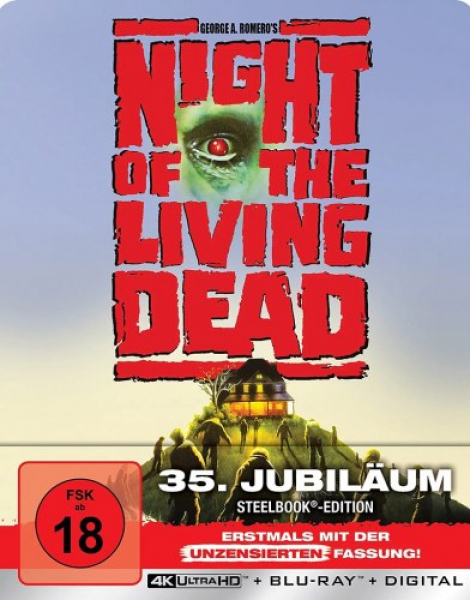Night of the Living Dead (4K UHD + Blu-ray Disc) - 35th Anniversary - Limited Steelbook