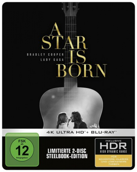 A Star Is Born (4K UHD+Blu-ray Disc) - Limited Steelbook