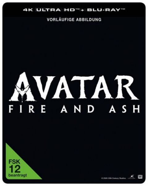 Avatar: Fire and Ash (4K UHD+2x Blu-ray Disc) - Limited Steelbook Edition