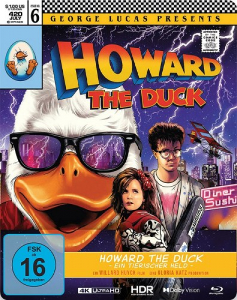 Howard The Duck - Ein tierischer Held (4K UHD+ Blu-ray Disc) - Limited Steelbook Edition