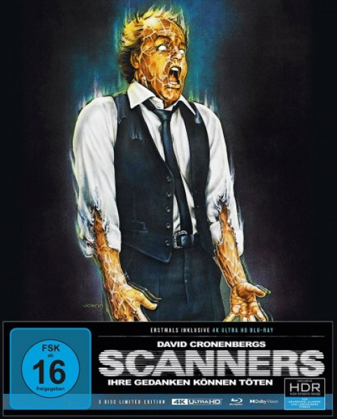 Scanners - Limited Edition (4K UHD+2x Blu-ray Disc) - Mediabook