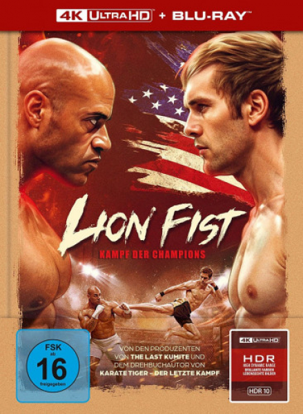 Lion Fist - Kampf der Champions - Limited Edition (4K UHD+Blu-ray Disc) - Mediabook