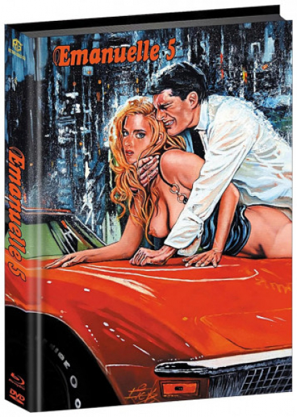 Emmanuelle 5 - Limited Uncut 222 Edition (DVD+Blu-ray Disc) - Wattiertes Mediabook - Cover A